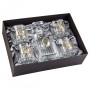 Boss Crystal "КРОЛИК-23 з Графіном" (Rabbit) - Набір кришталевих склянок, Золото, Платина, Срібло, Графин + 4 склянки
