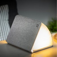 Світильник-книга Gingko Mini Urban на акумуляторі, сірого кольору